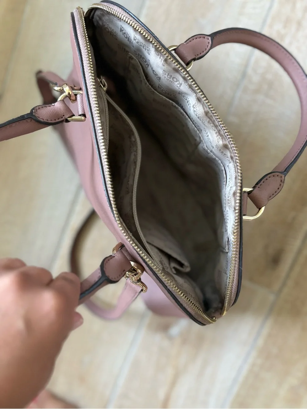 Michael Kors structured dome
